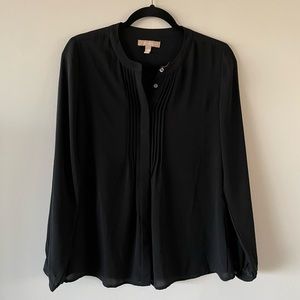 Banana Republic Black Long Sleeve Blouse (XS)
